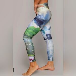 🪷🐨🐦🌱🦦🍃🪱🦉 Niyama Sol Mother Earth 🌎 barefoot leggings XS BNWT